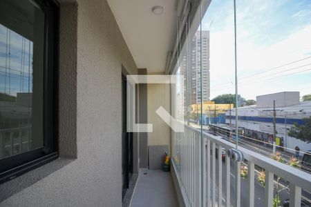 Varanda da Sala de apartamento para alugar com 1 quarto, 31m² em Santo Amaro, São Paulo