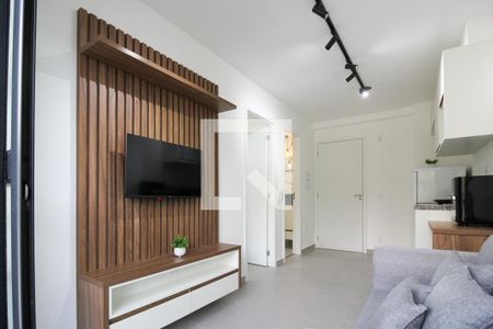 Sala de apartamento para alugar com 1 quarto, 31m² em Santo Amaro, São Paulo