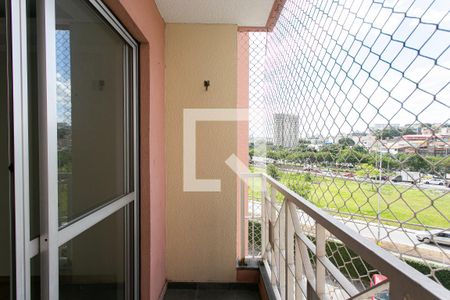Varanda da Sala de apartamento para alugar com 3 quartos, 63m² em Chácara Califórnia, São Paulo