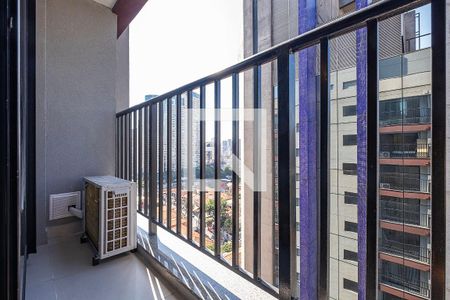 Studio Varanda de kitnet/studio para alugar com 1 quarto, 25m² em Pinheiros, São Paulo