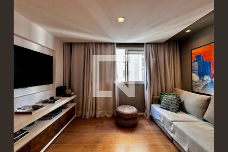 Sala de apartamento à venda com 1 quarto, 32m² em Jardim Caravelas, São Paulo