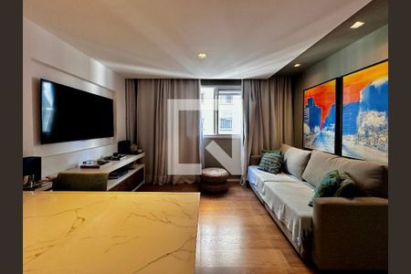 Sala de apartamento à venda com 1 quarto, 32m² em Jardim Caravelas, São Paulo