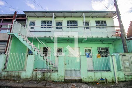 Fachada do Prédio de kitnet/studio para alugar com 1 quarto, 30m² em Costa E Silva, Porto Alegre