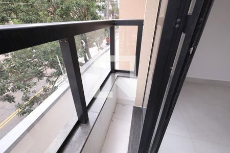 Sacada sala de apartamento à venda com 2 quartos, 61m² em Vila Guiomar, Santo André