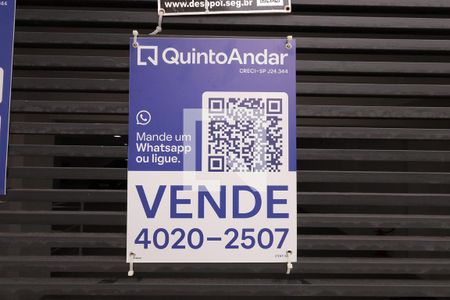 Placa instalada de apartamento à venda com 2 quartos, 61m² em Vila Guiomar, Santo André