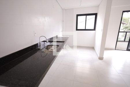 Cozinha de apartamento à venda com 2 quartos, 61m² em Vila Guiomar, Santo André