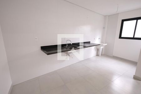 Cozinha de apartamento à venda com 2 quartos, 61m² em Vila Guiomar, Santo André