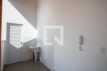 Área de serviço de apartamento à venda com 2 quartos, 79m² em Vila Guiomar, Santo André
