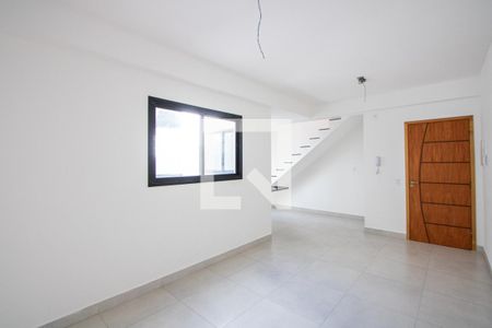 Sala de apartamento à venda com 2 quartos, 79m² em Vila Guiomar, Santo André