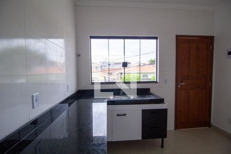 Cozinha de kitnet/studio para alugar com 1 quarto, 29m² em Vila Fiori, Sorocaba