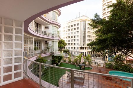 Varanda do Studio de kitnet/studio para alugar com 1 quarto, 43m² em Santa Ifigênia, São Paulo