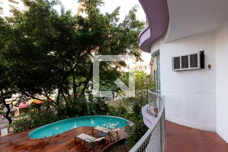 Varanda do Studio de kitnet/studio para alugar com 1 quarto, 43m² em Santa Ifigênia, São Paulo