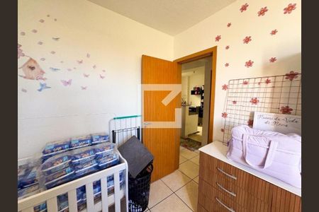 Quarto 1 de apartamento à venda com 2 quartos, 48m² em Califórnia, Contagem