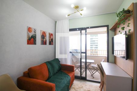 Sala de apartamento à venda com 1 quarto, 27m² em Vila Olímpia, São Paulo
