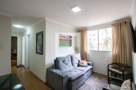 Sala de apartamento à venda com 1 quarto, 45m² em Parque Sao Vicente, Santo André