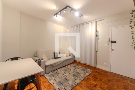 Sala de apartamento à venda com 1 quarto, 43m² em Bela Vista, São Paulo