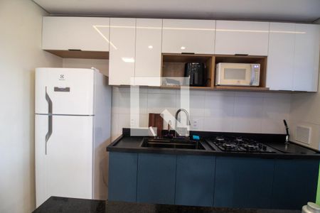 Cozinha de apartamento à venda com 2 quartos, 53m² em Santo Amaro, São Paulo