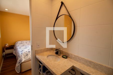 Banheiro da Suíte de apartamento à venda com 2 quartos, 53m² em Santo Amaro, São Paulo
