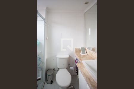 Banheiro da Suíte de apartamento à venda com 3 quartos, 70m² em Taboão, Diadema