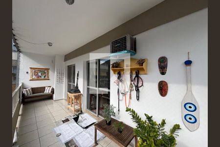Varanda da Sala de apartamento à venda com 2 quartos, 114m² em Humaitá, Rio de Janeiro
