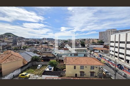 Varanda da Sala vista de apartamento à venda com 3 quartos, 65m² em Piedade, Rio de Janeiro