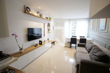 Sala de casa de condomínio à venda com 4 quartos, 120m² em Taquara, Rio de Janeiro