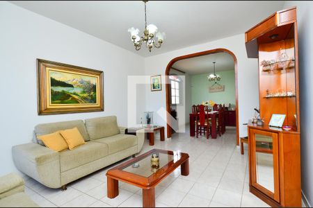 Sala  de apartamento à venda com 3 quartos, 118m² em Sagrada Família, Belo Horizonte