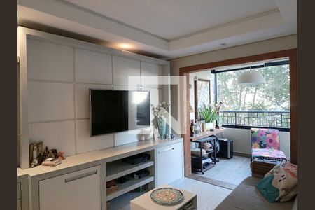 Sala de apartamento à venda com 2 quartos, 77m² em Vila Madalena, São Paulo