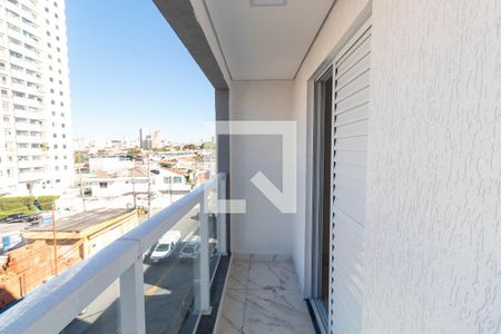 Varanda  de apartamento para alugar com 1 quarto, 28m² em Vila Matilde, São Paulo