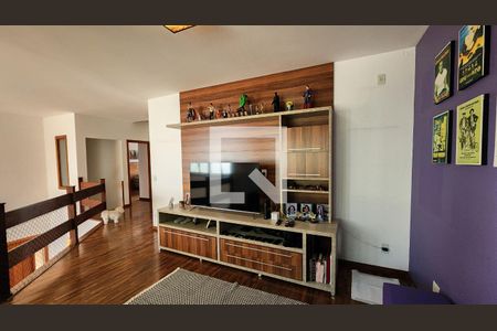 Sala de TV de casa de condomínio à venda com 6 quartos, 407m² em Loteamento Portal do Paraiso, Jundiaí