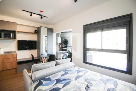 Studio de kitnet/studio para alugar com 1 quarto, 27m² em Indianópolis, São Paulo