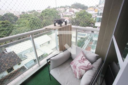Varanda da Sala 1 de apartamento à venda com 3 quartos, 123m² em Pechincha, Rio de Janeiro
