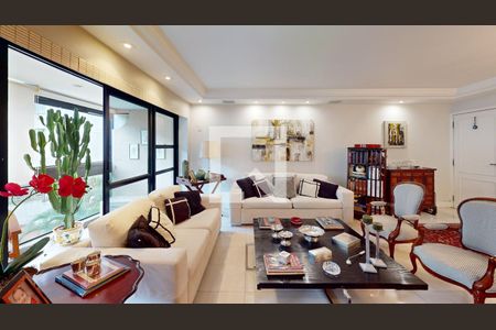 Sala de apartamento à venda com 3 quartos, 105m² em Leblon, Rio de Janeiro