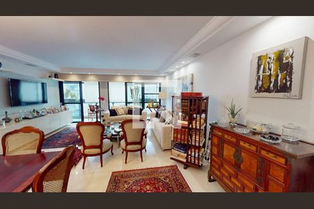 Sala de Estar de apartamento à venda com 3 quartos, 105m² em Leblon, Rio de Janeiro
