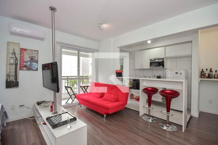 Sala de apartamento à venda com 1 quarto, 38m² em Vila Andrade, São Paulo