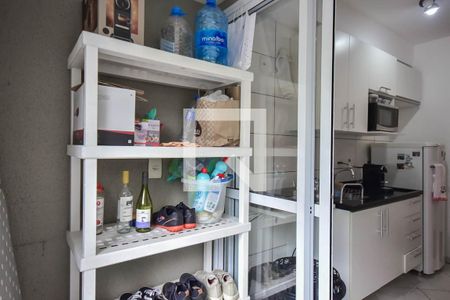 Área de Serviço de apartamento à venda com 1 quarto, 38m² em Vila Andrade, São Paulo