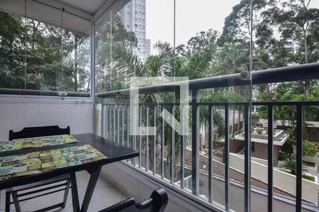 Varanda de apartamento à venda com 1 quarto, 38m² em Vila Andrade, São Paulo