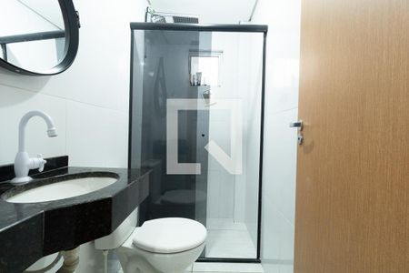 Banheiro da Suíte de apartamento para alugar com 1 quarto, 86m² em Jardim Independencia, São José dos Pinhais