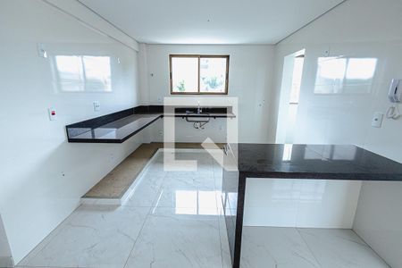 Cozinha de apartamento à venda com 4 quartos, 260m² em Santa Rosa, Belo Horizonte