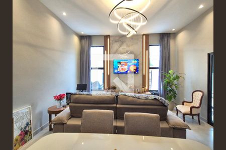 Sala  de casa de condomínio para alugar com 3 quartos, 220m² em Vargem Grande, Rio de Janeiro