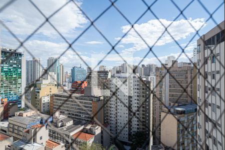 Vista da Sala de apartamento à venda com 1 quarto, 37m² em Bela Vista, São Paulo