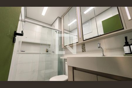 Banheiro Social de apartamento à venda com 3 quartos, 74m² em Vila Nova Medeiros, Jundiaí