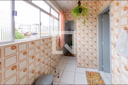Área de serviço de apartamento à venda com 3 quartos, 66m² em Coração Eucarístico, Belo Horizonte