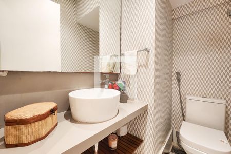 Lavabo de apartamento à venda com 3 quartos, 162m² em Humaitá, Rio de Janeiro