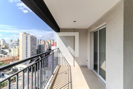 Varanda de apartamento à venda com 1 quarto, 36m² em Campos Elíseos, São Paulo