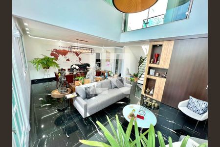 Sala de casa à venda com 5 quartos, 457m² em Jardim Atlântico, Belo Horizonte