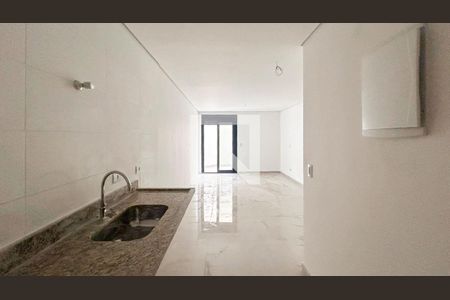 Cozinha integrada de apartamento para alugar com 1 quarto, 35m² em Vila Congonhas, São Paulo