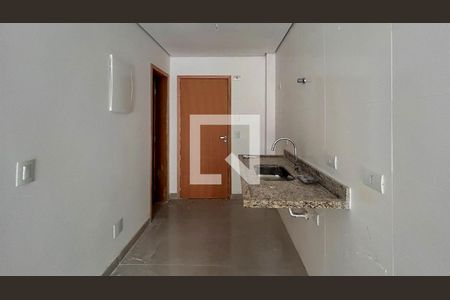 Cozinha integrada de kitnet/studio para alugar com 1 quarto, 27m² em Vila Congonhas, São Paulo
