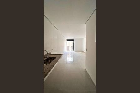 Cozinha integrada de kitnet/studio para alugar com 1 quarto, 27m² em Vila Congonhas, São Paulo