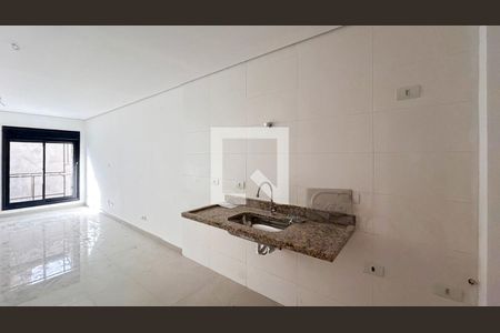 Cozinha de kitnet/studio para alugar com 1 quarto, 27m² em Vila Congonhas, São Paulo